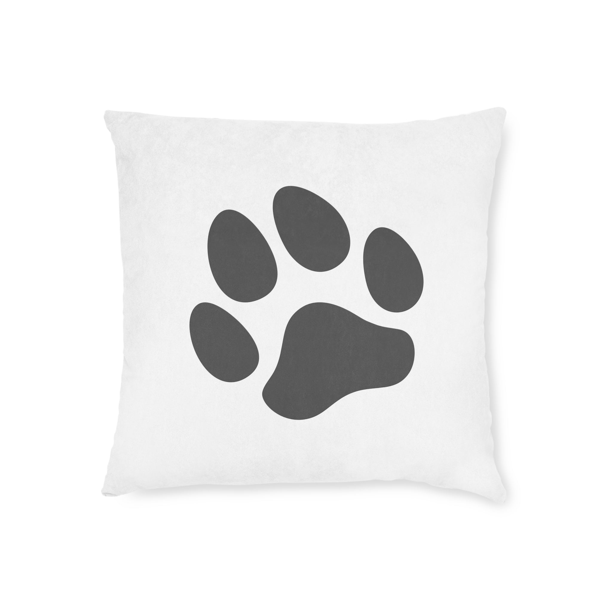 Dog Paw Print Photo Collage Cushion