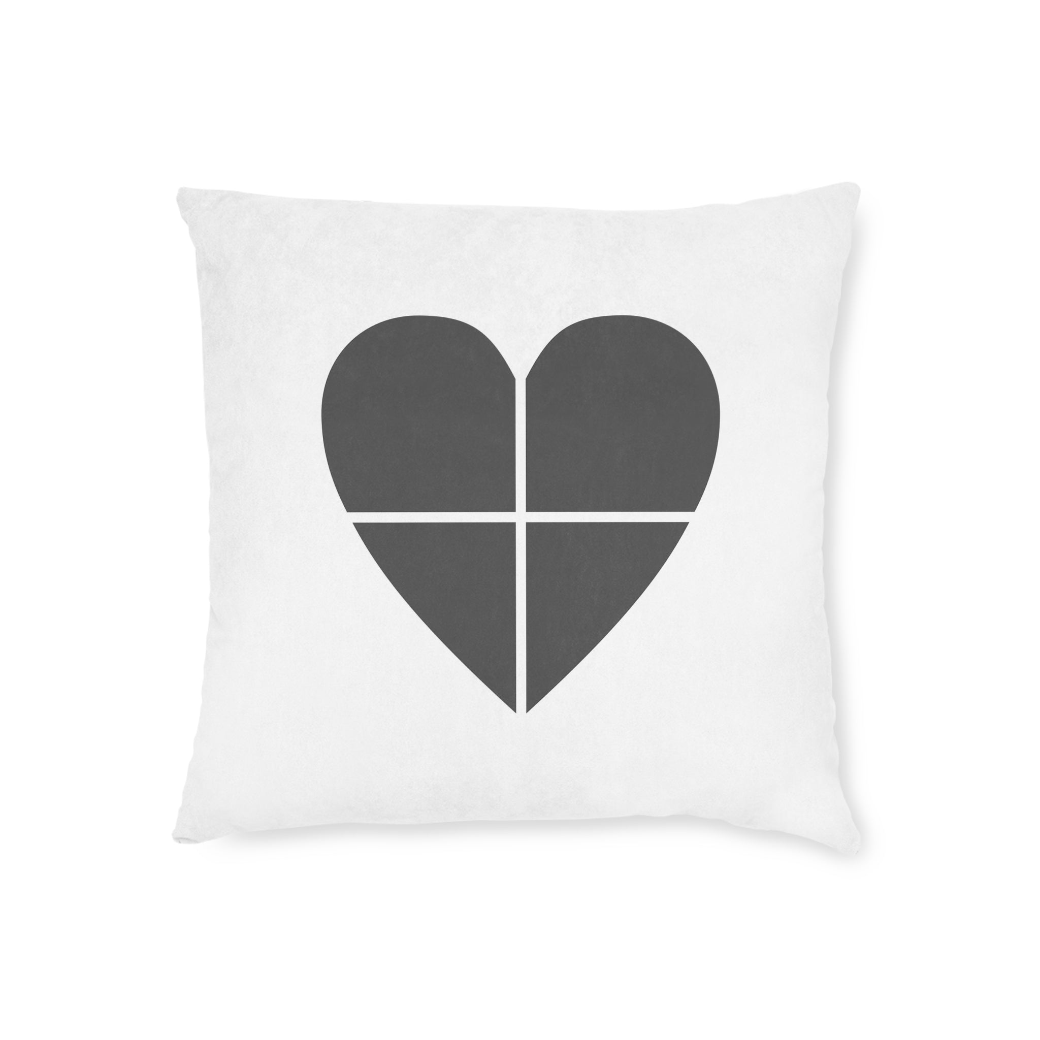 Photo Collage Heart Cushion – 4 Photos