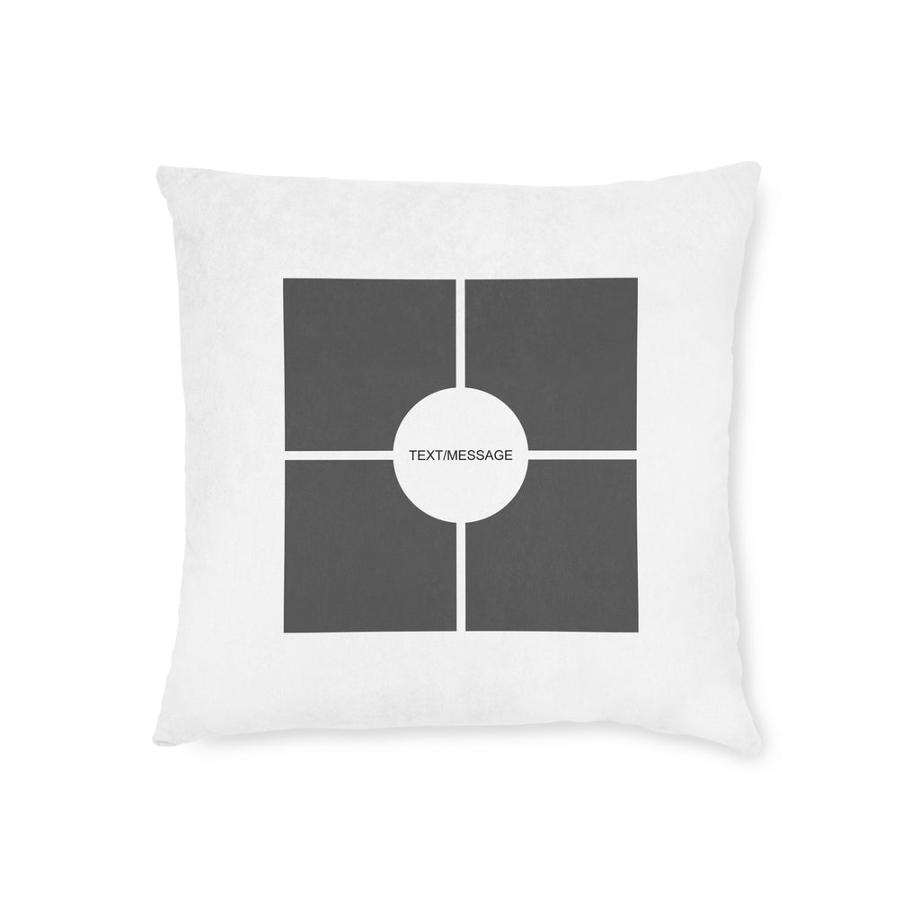 Photo Collage Cushion and Text – 4 Photos