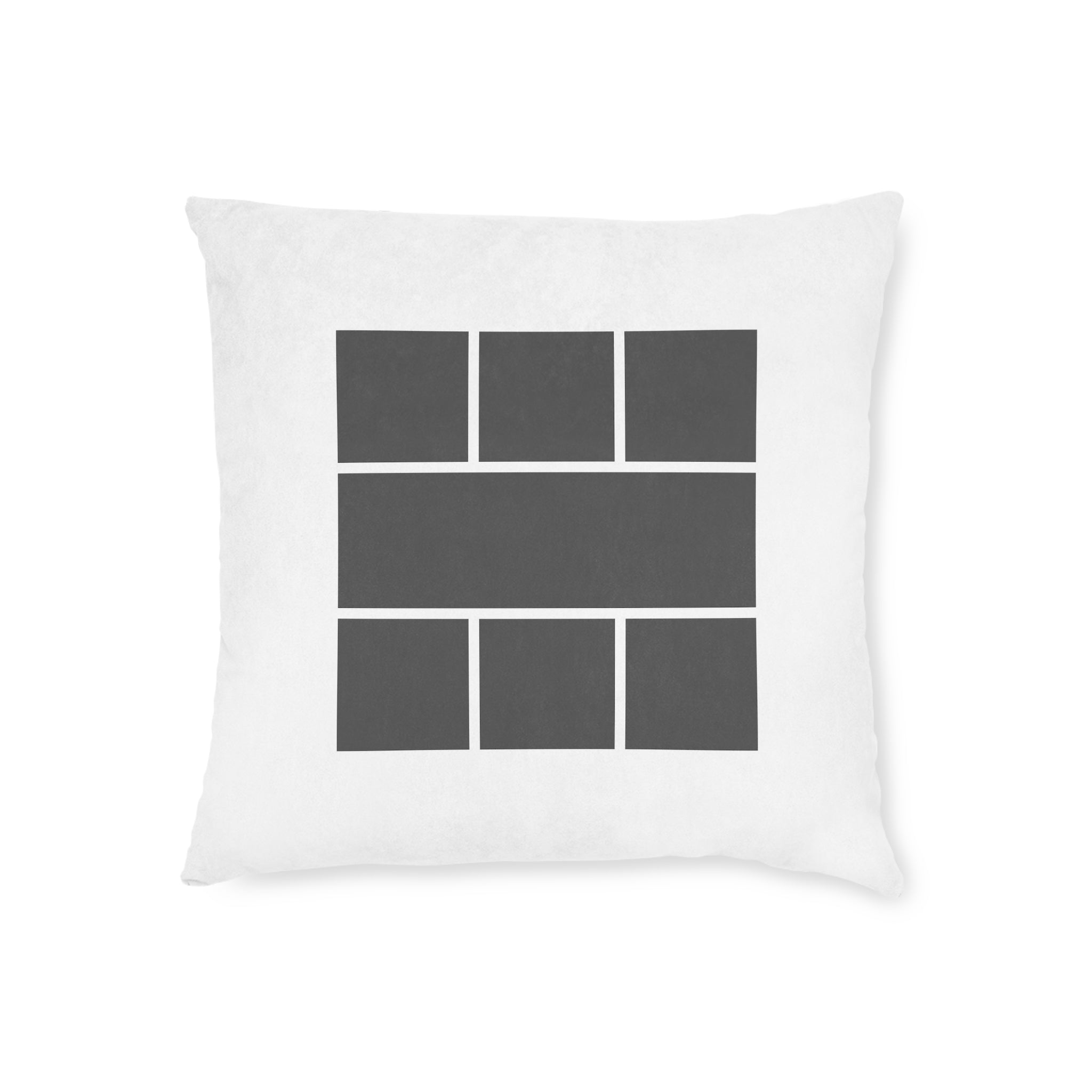 Photo Collage Cushion with Text – 6 Photos