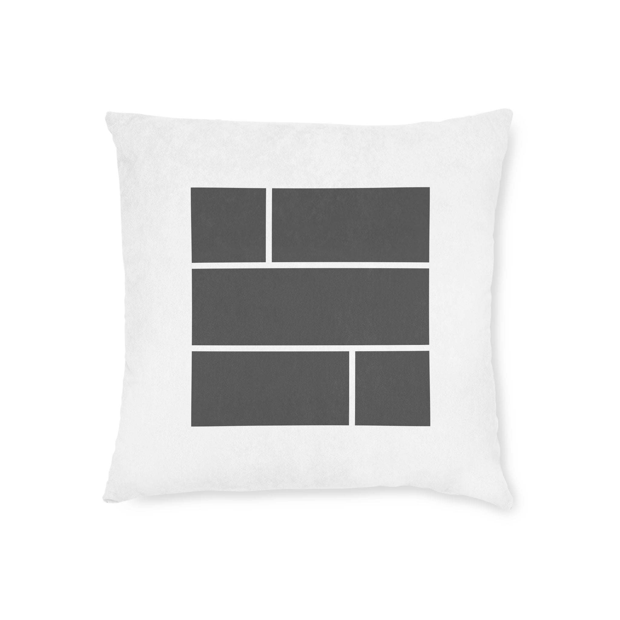 Photo Collage Cushion with Text – 4 Photos