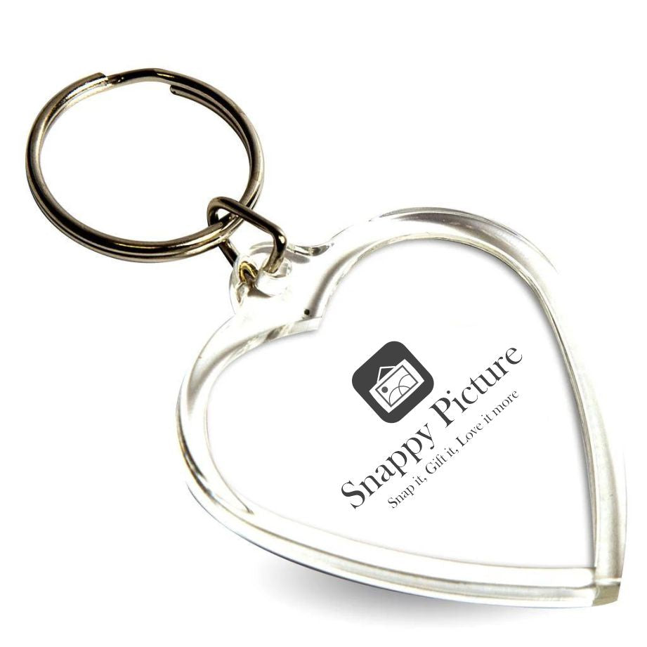Personalised Photo Keyring – Heart