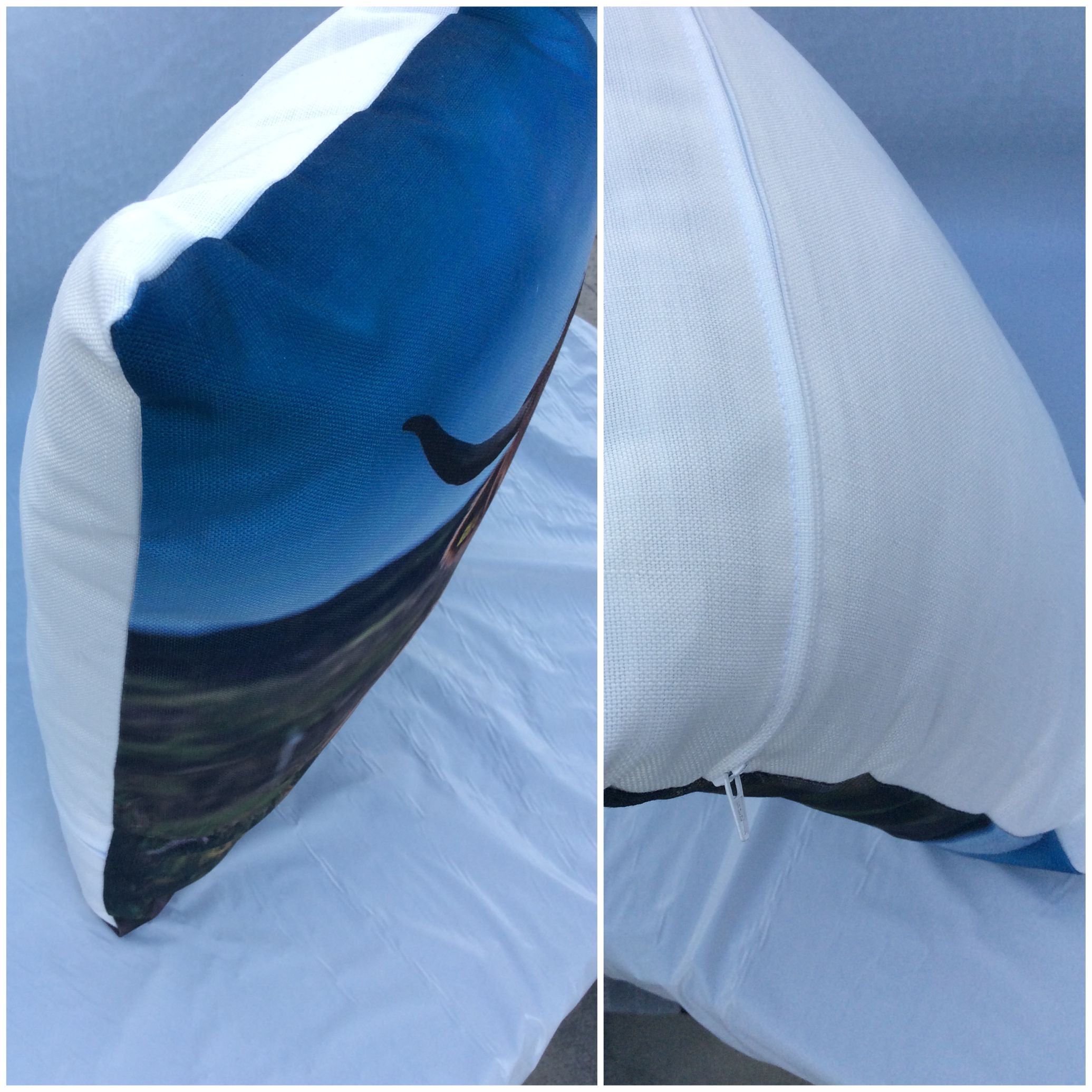 3 Photo Pet Cushion with Text
